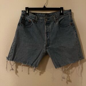 Levi cutoff shorts